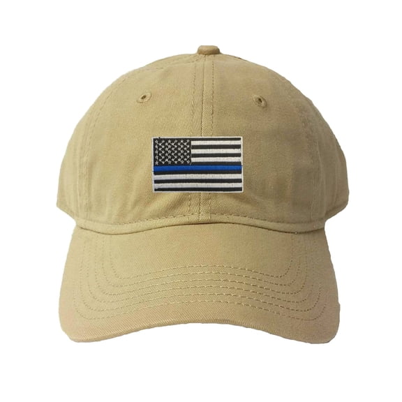Adult Thin Blue Line USA Flag Embroidered Deluxe Dad Hat