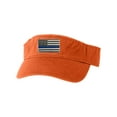 thumbnail image 1 of Adult Thin Blue Line USA Flag Embroidered Visor Dad Hat, 1 of 1