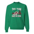 thumbnail image 1 of Adult This Team Makes Me Drink Funny Football Cleveland Sweatshirt Crewneck, 1 of 1