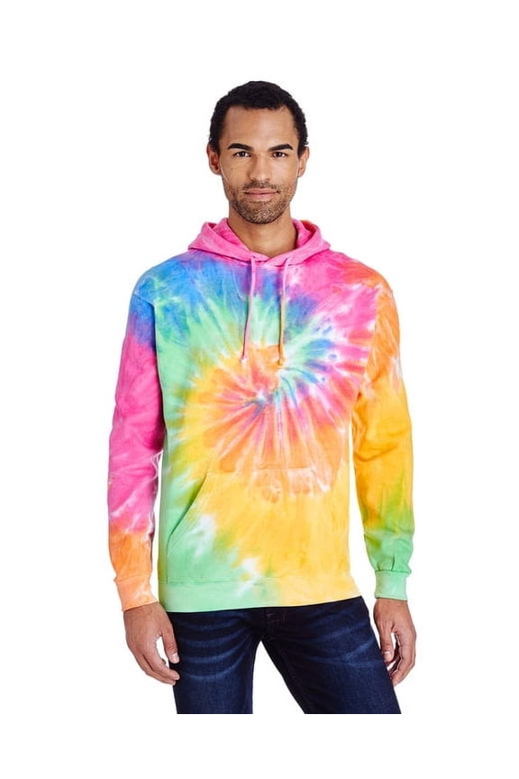 Adult Tie-Dyed Pullover Hooded Sweatshirt - ETERNITY - L