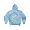 thumbnail image 1 of Adult Tie-Dyed Pullover Hooded Sweatshirt - LAGOON - S, 1 of 2