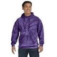thumbnail image 1 of Adult Tie-Dyed Pullover Hooded Sweatshirt - SPIDER PURPLE - M, 1 of 2