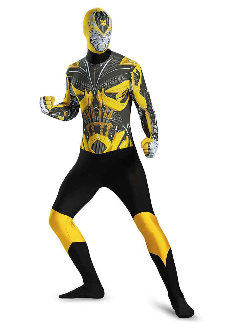 Hasbro Producto Oficial Disfraz Bumblebee Transformers Adulto - Traje  Músculo Abejorro Película Disfraz Cine Cómic, image size:794x1100