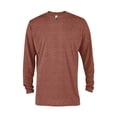 thumbnail image 1 of Adult Tri-Blend Long Sleeve Crew Neck T-Shirt, Sedona Quartz - Small, 1 of 1