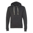 thumbnail image 1 of Adult Triblend Pullover Fleece Hooded Sweatshirt - BLACK TRIBLEND - 2XL, 1 of 3