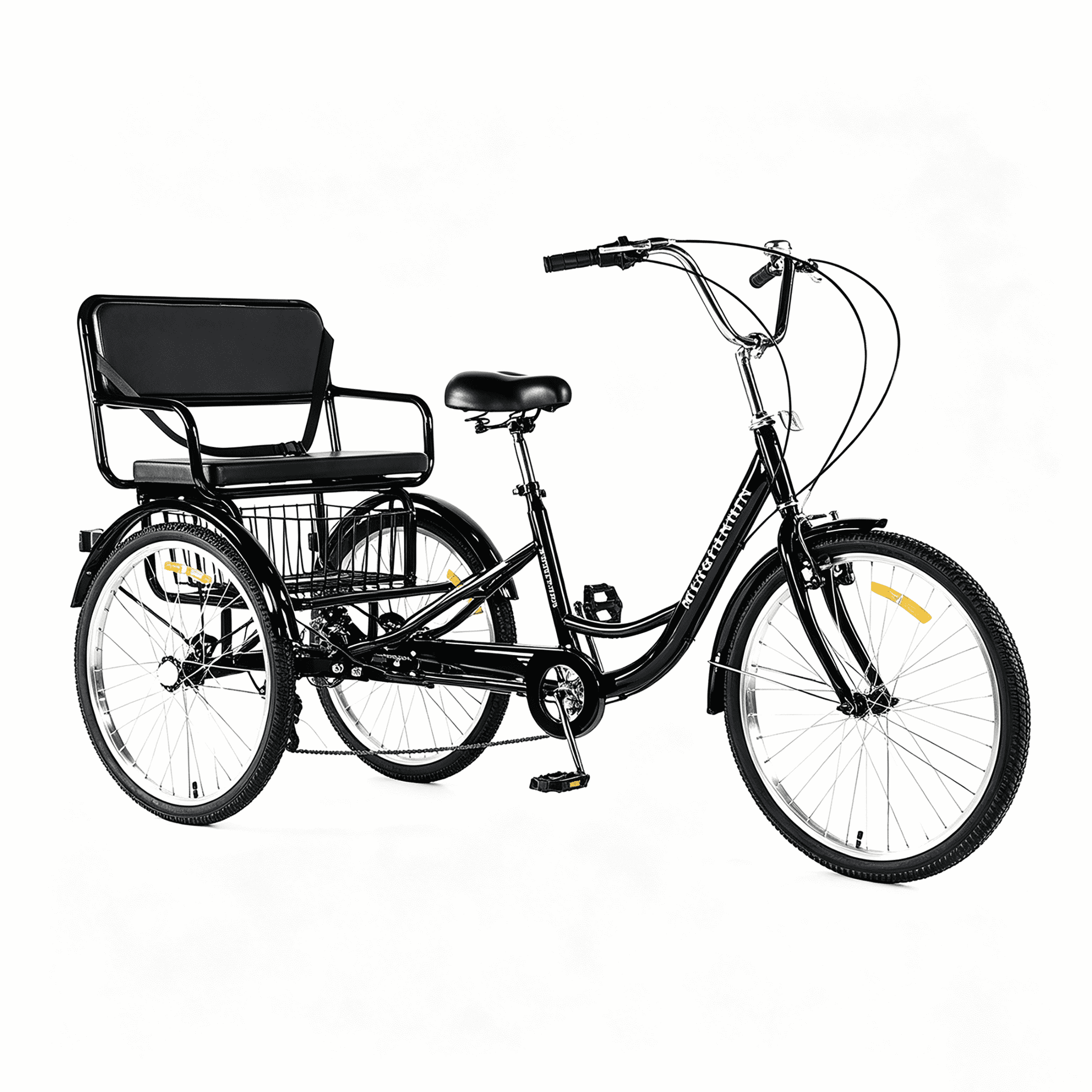 heavy duty 3 wheel bicycle Triker Electric Tricycle The tricycle is made of high MOONCOOL Adult Tricycle 3-Wheel Bike
