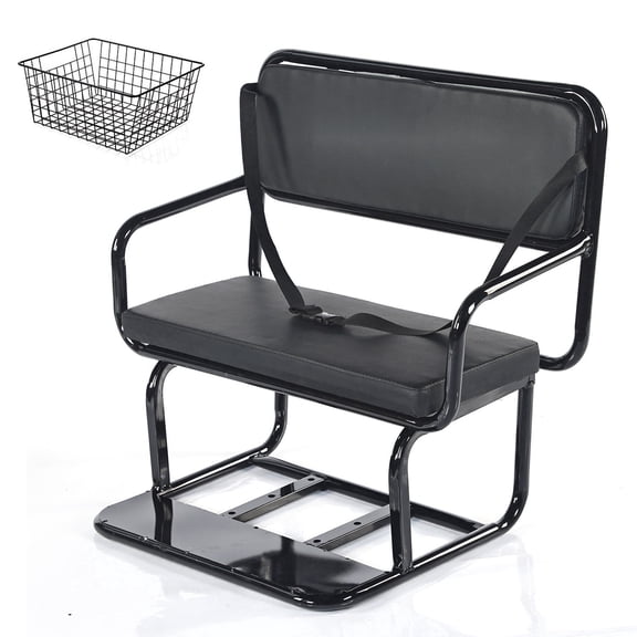 Adult Tricycle Rear Seat, Free Capacity Basket,Suitable for Modification Bike Included for Carring Passages Picnic Exercise Shopping Maximum Load 500lbs