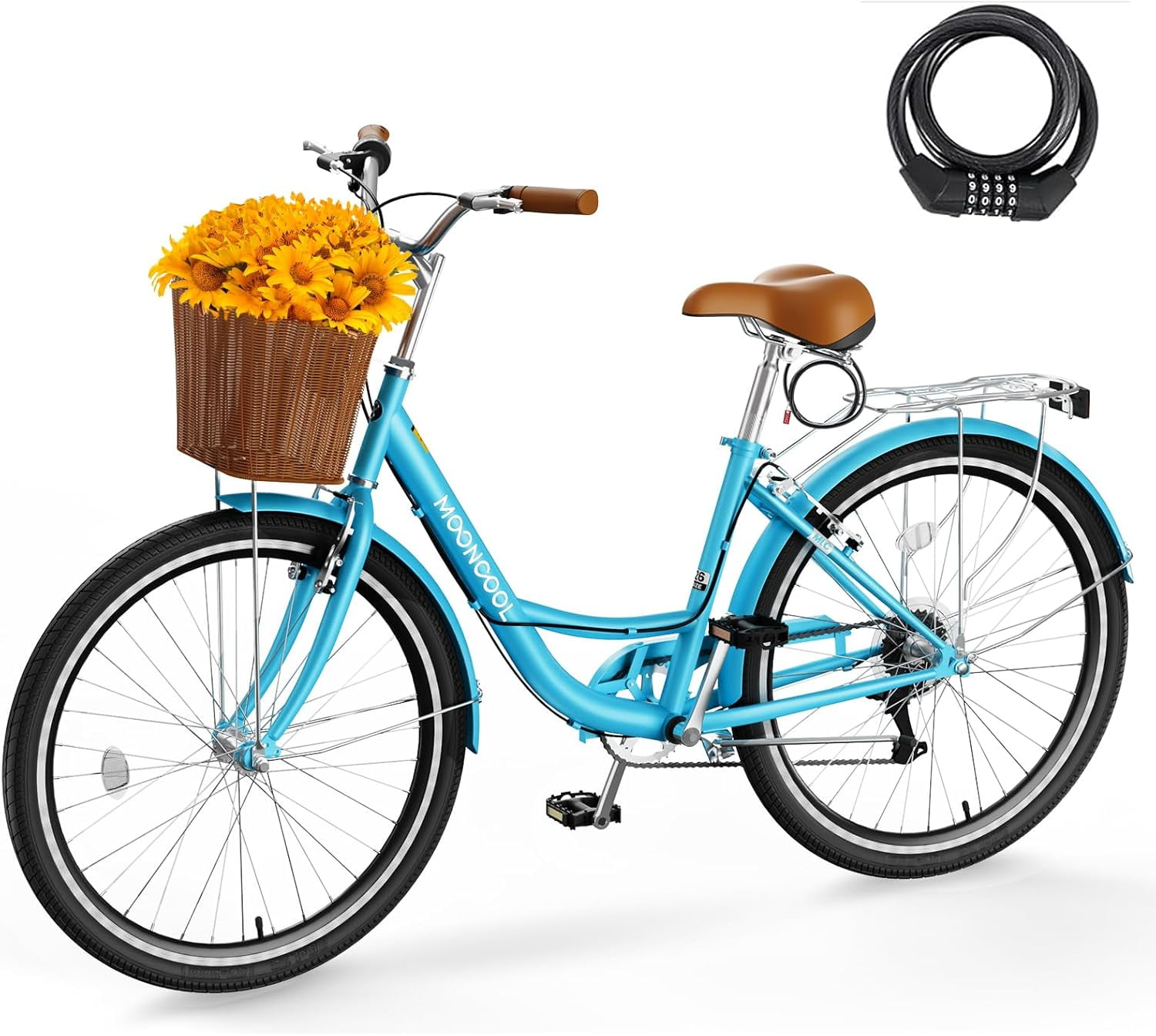 Mooncool 24 26 Inch Beach Cruiser Bike for Women, Ireland Ubuy