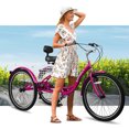 thumbnail image 1 of Adult Tricycles, 7 Speed Adult Trikes 24/26 inch 3 Wheel Bikes, Cruise Bike with Basket for Seniors, Women, Men for Recreation, Shopping, Exercise, Multiple Colors, 1 of 11