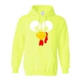 thumbnail image 1 of Adult Turkey Face Funny Thanksgiving Costume Sweatshirt Hoodie, 1 of 1