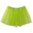 thumbnail image 1 of Adult Tutu Skirt, Classic Elastic 3 Layer Tulle Tutu for Women and Teens - Apple Green, 1 of 4