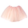 thumbnail image 1 of Adult Tutu Skirt, Classic Elastic 3 Layer Tulle Tutu for Women and Teens - Pink Blush, 1 of 4