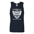 thumbnail image 1 of Adult Tyrell Corporation More Human Than Human Sleeveless Tank Top Cotton T-Shirt, 1 of 1