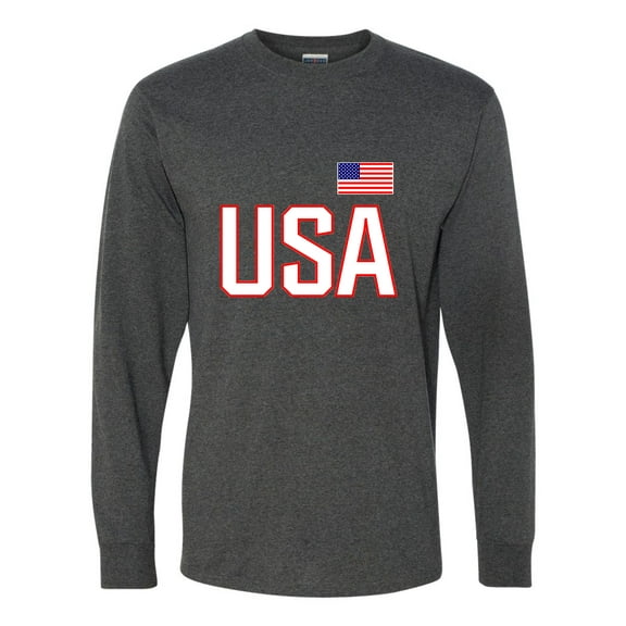 Adult USA National Pride Long Sleeve T-Shirt