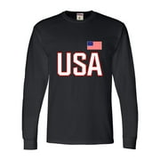 Adult USA National Pride Long Sleeve T-Shirt