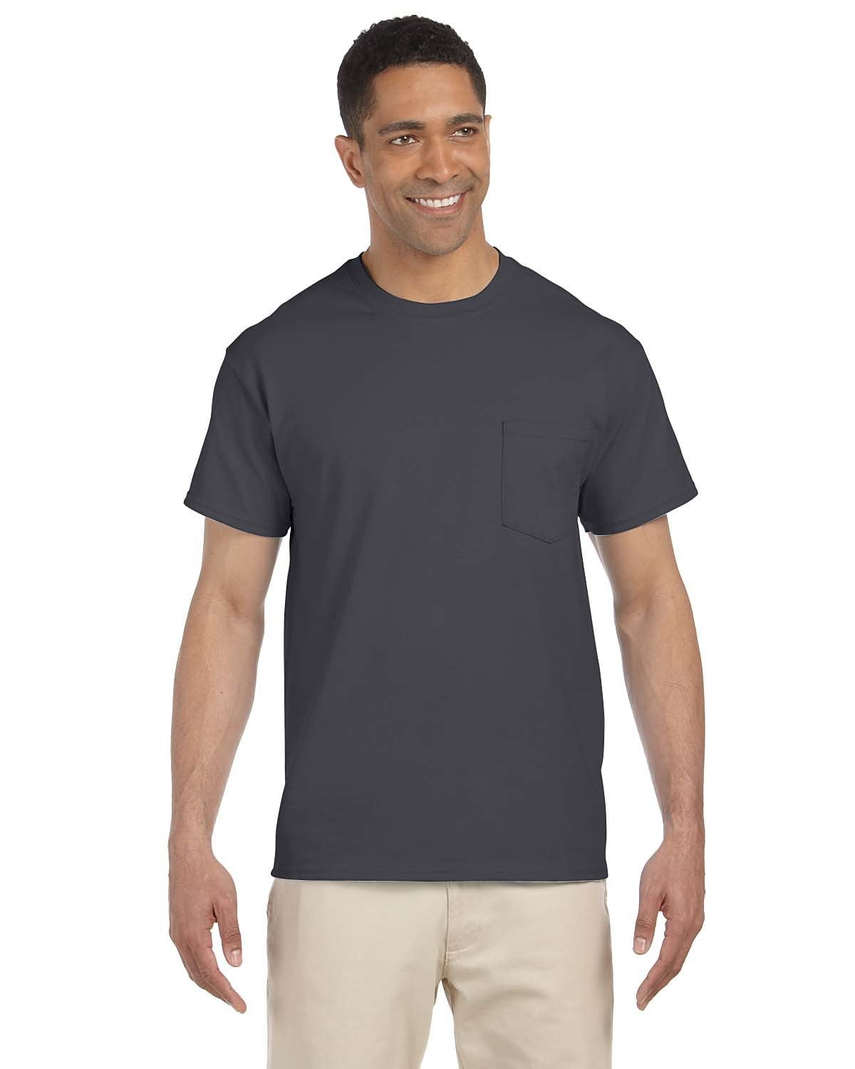 4XL Gildan Ultra The T-Shirt Pocket SPORT Cotton - 6 - oz Adult GREY