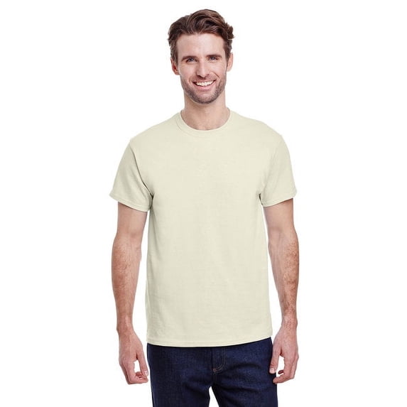 Adult Ultra Cotton® T-Shirt - NATURAL - M