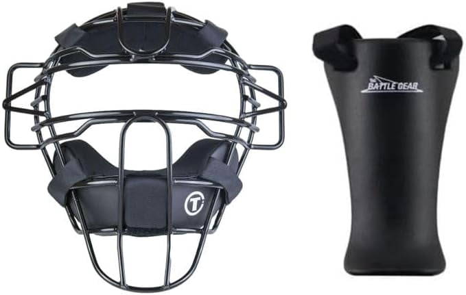 Easton Catcher's Throat Guard 2.0 – Verstellbarer Halsschutz Für Baseball-Fänger | Rot | Für Fängerhelm/Maske