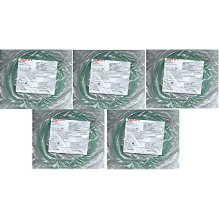 Adult Ultra Soft Oxygen Cannula, green tubing - 7 Ft (Westmed #0556) pk 5