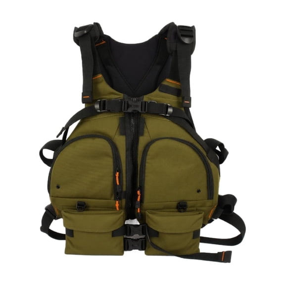 Adult Uniform Size Adjustable Life Jacket, Paddle Board Kayak Flotation Vest for Water Activity Use