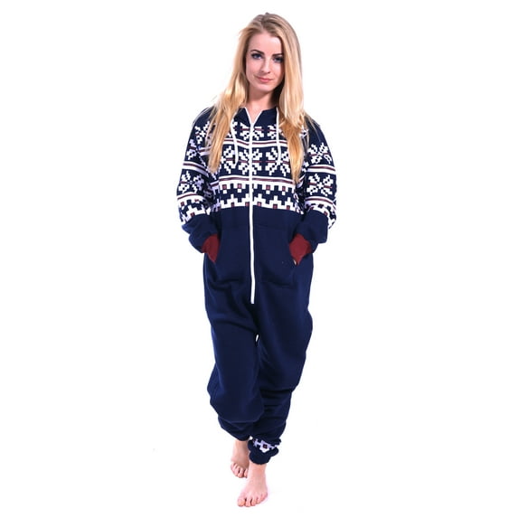 Adult Union Suit pajamas Sleepwear for Women One Piece Pajama Ladies Jumpsuit Unisex Non Foot Playsuit