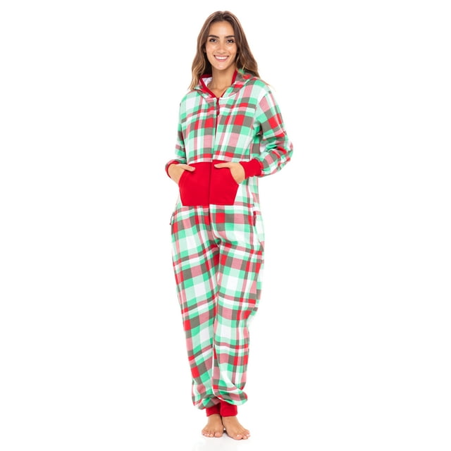 Adult Union Suit pajamas Sleepwear for Women One Piece Pajama Ladies