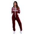 thumbnail image 1 of Adult Union Suit pajamas Sleepwear for Women One Piece Pajama Ladies Jumpsuit Unisex Non Foot Playsuit, 1 of 2