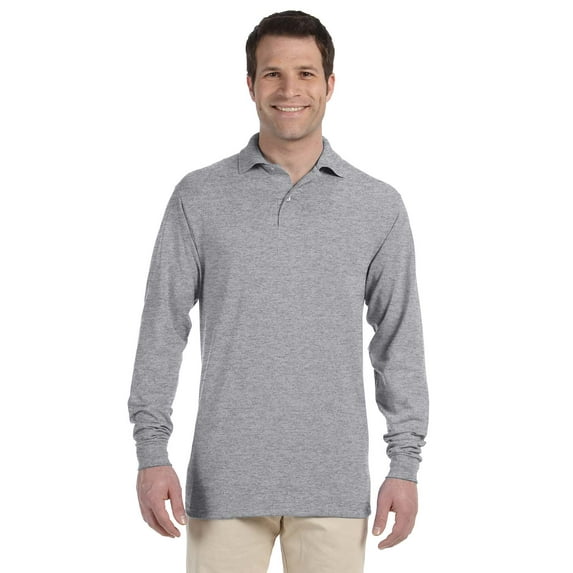 Adult Unisex 5.6 Oz. Spotshield Long-Sleeve Jersey Polo