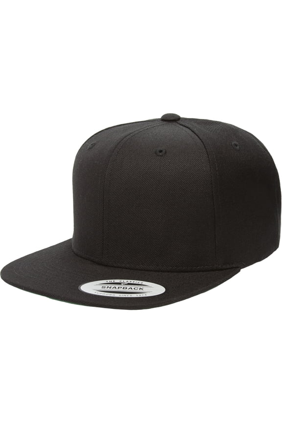 Adult Unisex 6-Panel Structured Flat Visor Classic Snapback