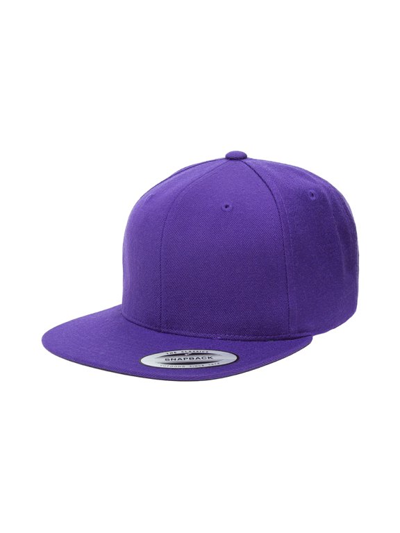 Adult Unisex 6-Panel Structured Flat Visor Classic Snapback