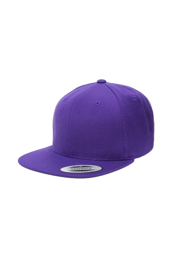 Adult Unisex 6-Panel Structured Flat Visor Classic Snapback