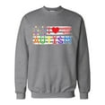 thumbnail image 1 of Adult Unisex Autism Awareness I Love Someone With Autism Crew Neck Sweatshirt-Oxford-xxl, 1 of 4