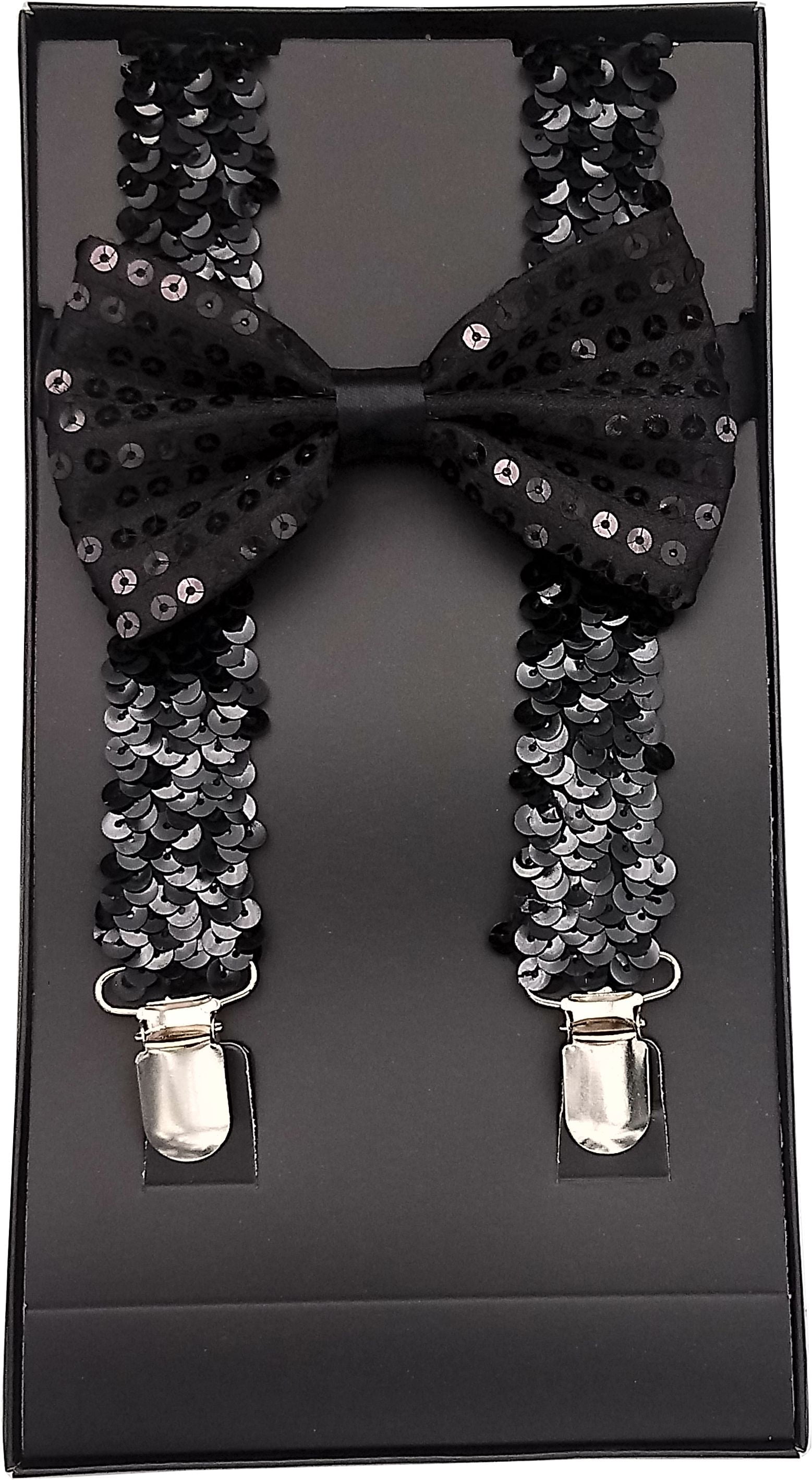 Sequin Bow Tie Adult Black Sequin Bow Tie Adult Black