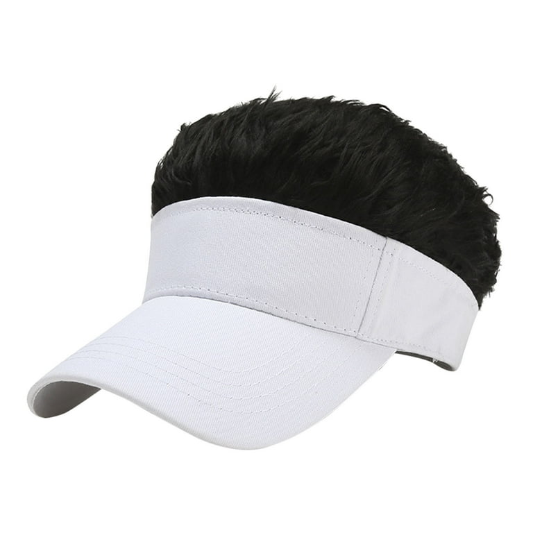 Adult unisex Fashion Breathable Topless Beach Adjustable Baseball Cap Sun Hat Travel Accessories, Size: One size, White