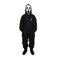 thumbnail image 1 of Adult Unisex Full Zip Horror Mask Onesie Halloween Scary Character Novelty Sweatshirt Fancy Dress Party Cosplay Costume,Size XL, 1 of 3