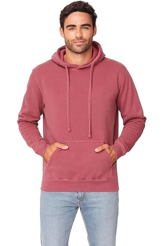 Adult Unisex Heavyweight Pigment Dyed Hoodie – Soft Ringspun Fleece, Washed Finish, Premium 340 GSM Fabric 417