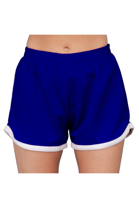 Adult Unisex Lightweight Workout Royal Blue Running Shorts