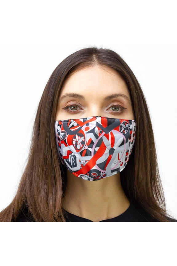 Adult Unisex Single Pack Face Mask with Adjustable Straps and Pocket