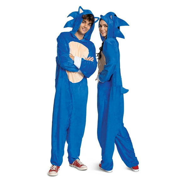 Adult Unisex Sonic the Hedgehog Sonic Movie Deluxe Costume Extra Extra Large