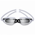 thumbnail image 1 of Adult Unisex Swim Goggles, Mirror Coated Swimming Goggles with Adjustable Strap for Pool and Training, TIKA, 1 of 7