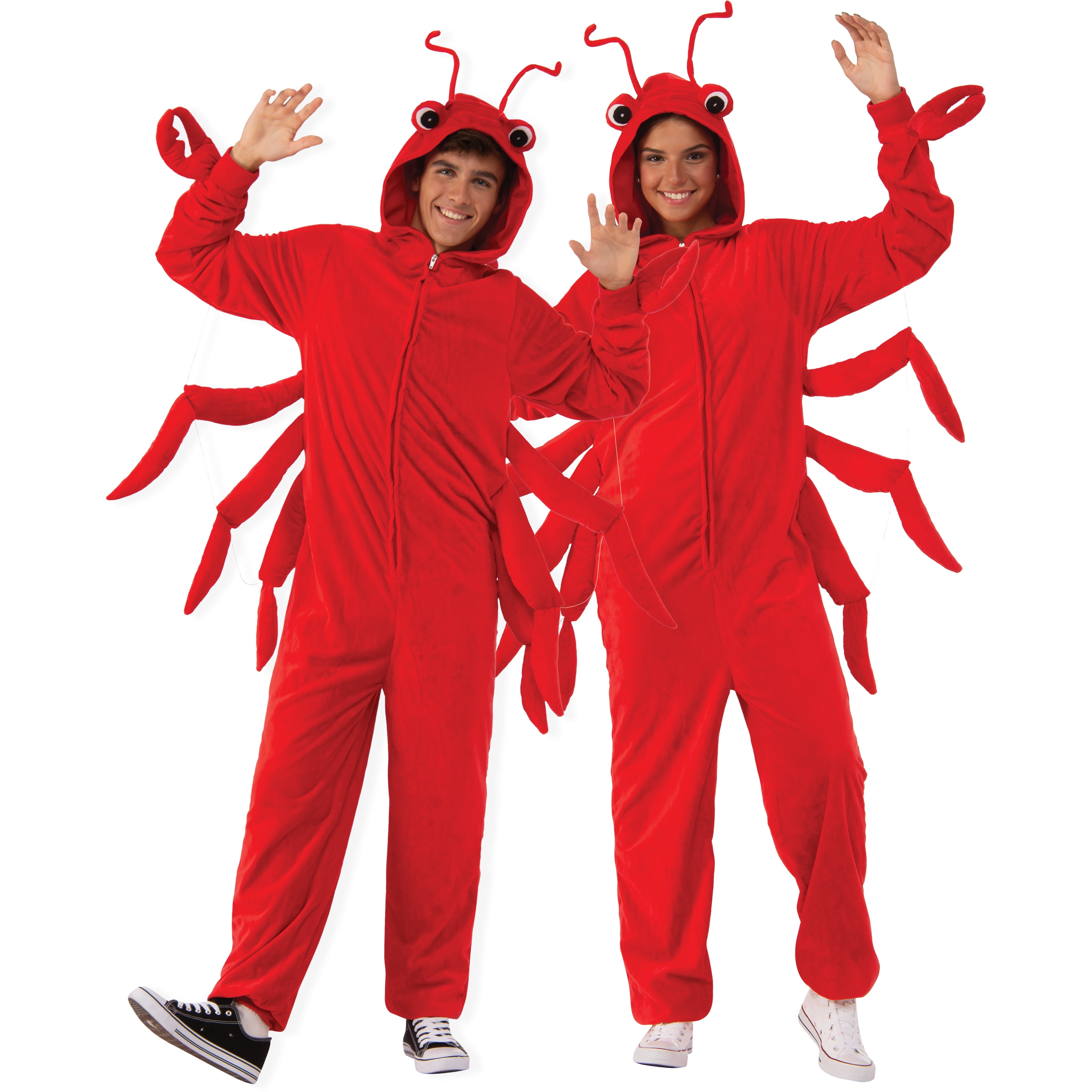 Adult Unisex Way to Celebrate Lobster jumpsuit Halloween Costume L/XL