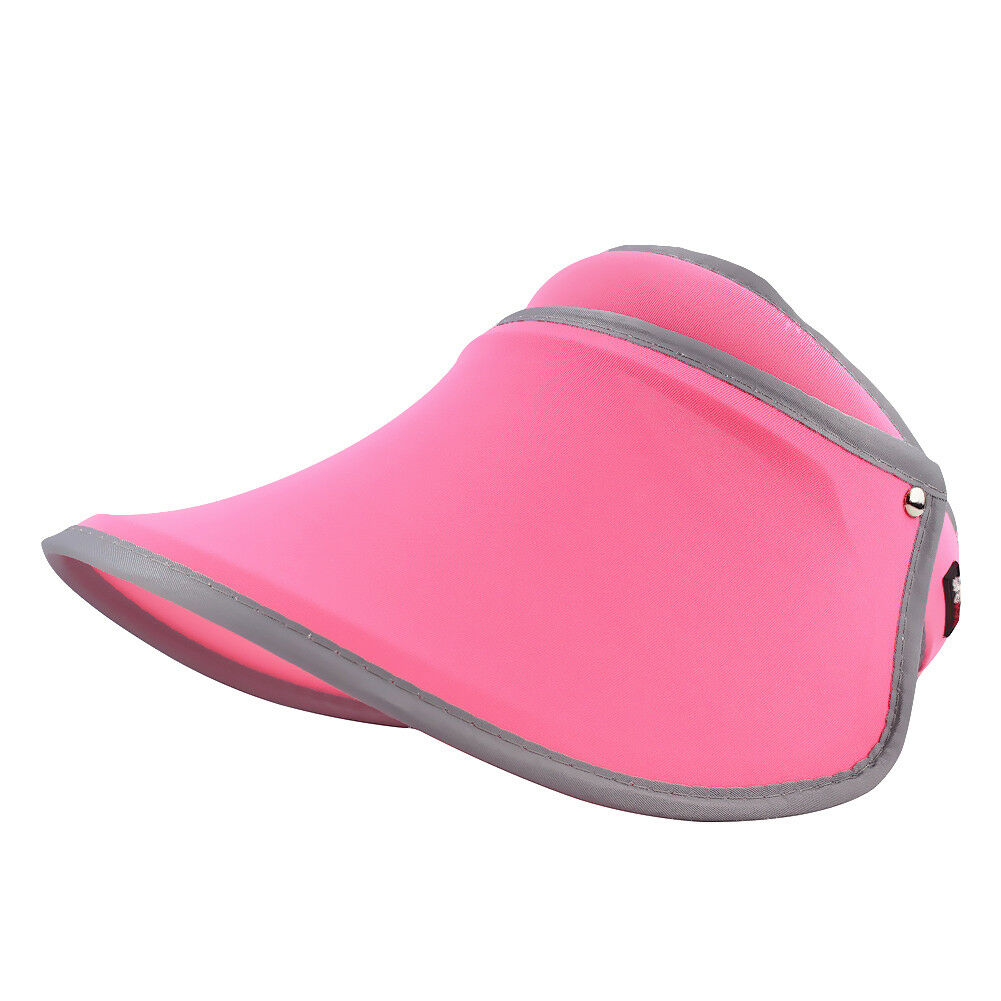 Adult Unisex Wide Visor Cap Adjustable Sweat-Absorbent UV Protection
