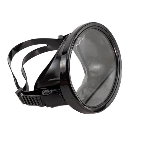 Adult Universal Large Frame HD Diving Mask, Free Diving Snorkeling Mask, PVC Material, Special Diving Goggles for Fishermen, Waterproof and Comfortable Fit