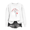 Adult Valentine’s Day Sweatshirt for Women – Stylish Heart Graphic Lounge Sweatshirt