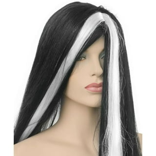 Witch Wig Bk Grey Streak Witch Wig Bk Grey Streak