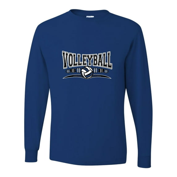 Adult Volleyball Cool Design Long Sleeve T-Shirt