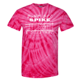 thumbnail image 1 of Adult Volleyball Tie Dye T-Shirt "Bump, Set, Spike" Logo (Fuchsia, M), 1 of 1