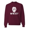 thumbnail image 1 of Adult WWJD What Would Jason Do? Funny Horror Movie Sweatshirt Crewneck, 1 of 1
