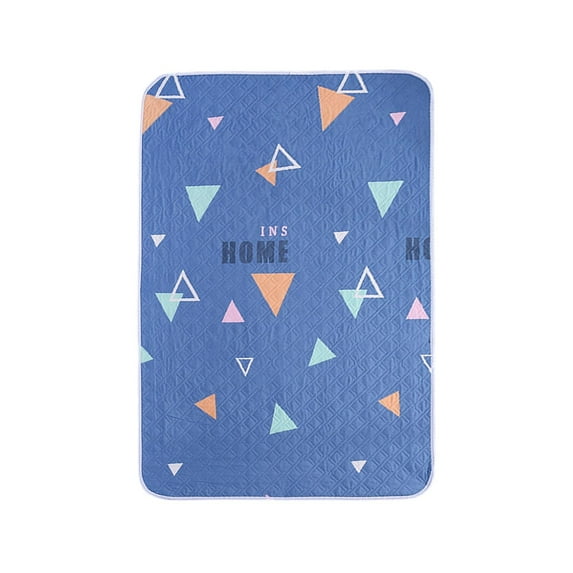 Adult Waterproof Bed Pad, Washable Incontinence Pad for Seniors, Extra Large Care Mat with Non-Slip Bottom, Reusable Underpad for Mattress Protection, Cotton Breathable Fabric for Comfort and Support