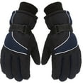 thumbnail image 1 of Adult Waterproof Ski Gloves, Winter Thermal Insulated Snow Gloves for Men and Women, Windproof Cold Weather Gloves, All-Weather Protection for Snowboarding and Outdoor Sports Navy, 1 of 3